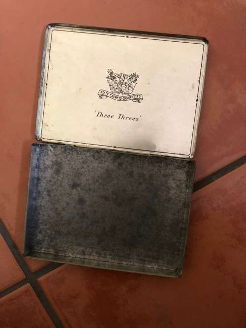 Vintage Three threes State Express 333 cigarette tin